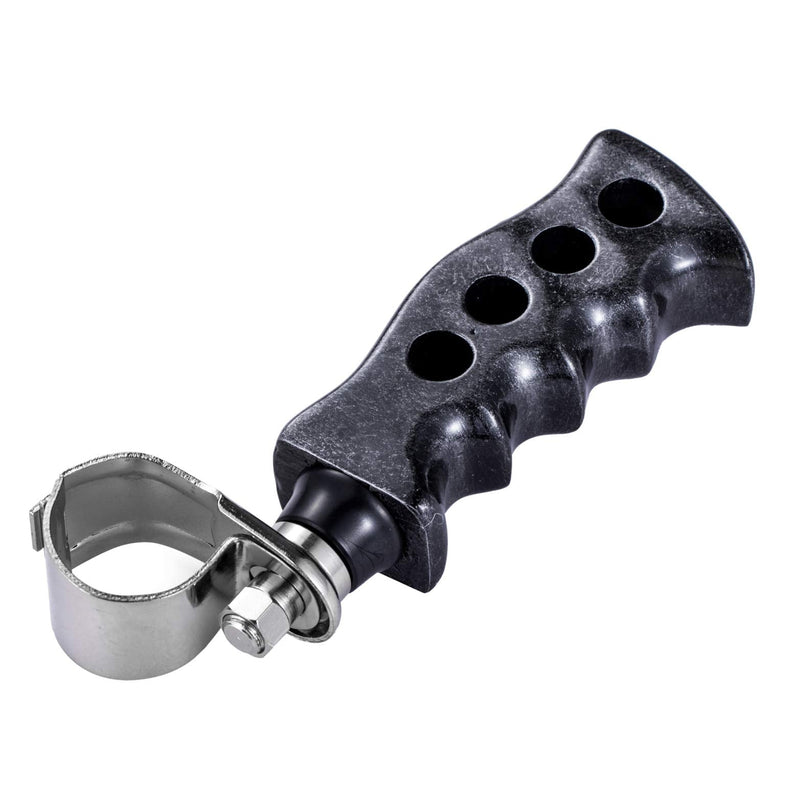 Arenbel Steering Wheel Assist Brody Knob, Titanium Grip Style Turning Suicide Spinner Booster Handle Fit Most Vehicles Cars Trucks Boats