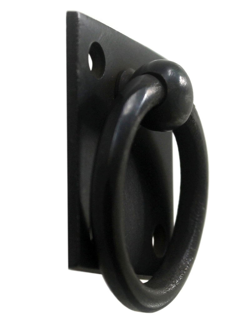 Square Back Ring Pulls Cabinet Chest Dresser Hardware by Nesha 4-Pack