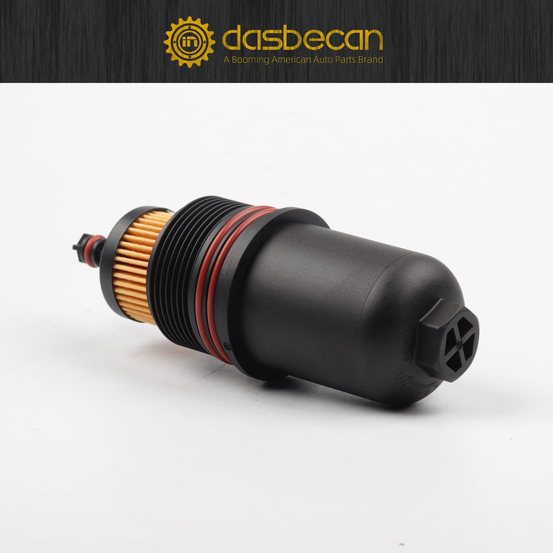 Dasbecan Oil Filter Cap Lid Cover Compatible with Ford Fusion/F-150 2.7L V6/EcoBoost Replaces# FT4Z6A832C FT4Z-6A832-C