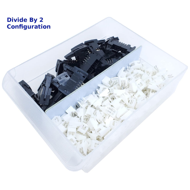 (24-Pack) Large Drawer Configurable Length Dividers compatible with Akro-Mils Plastic Storage Craft Cabinets, (Dividers Only) Length Dividers (Pack of 24)