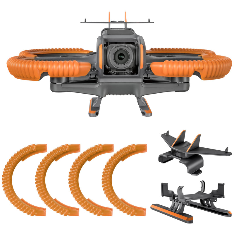 STARTRC 3-IN-1 Avata 2 Accessories bundles,Propeller Guard+Tail+Landing gear for DJI Avata 2 fly more combo Drone Protection(Not including drone)