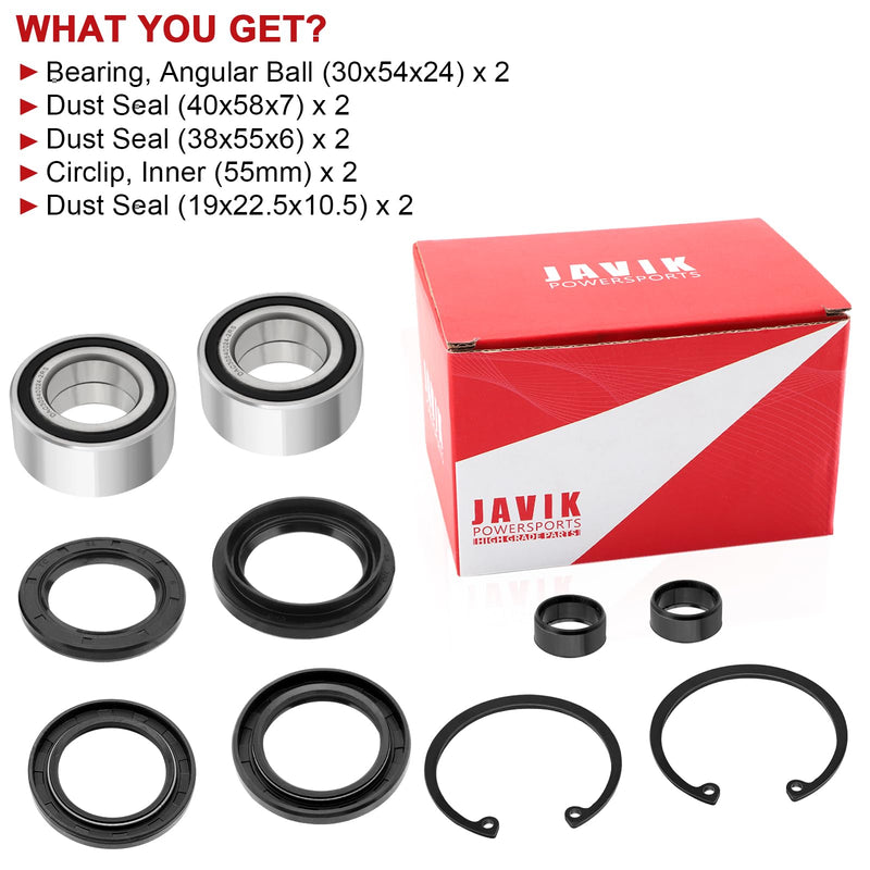 Wheel Bearings Seals Front for Honda Foreman 500 400 450 Rincon 650 680 Rubicon 500