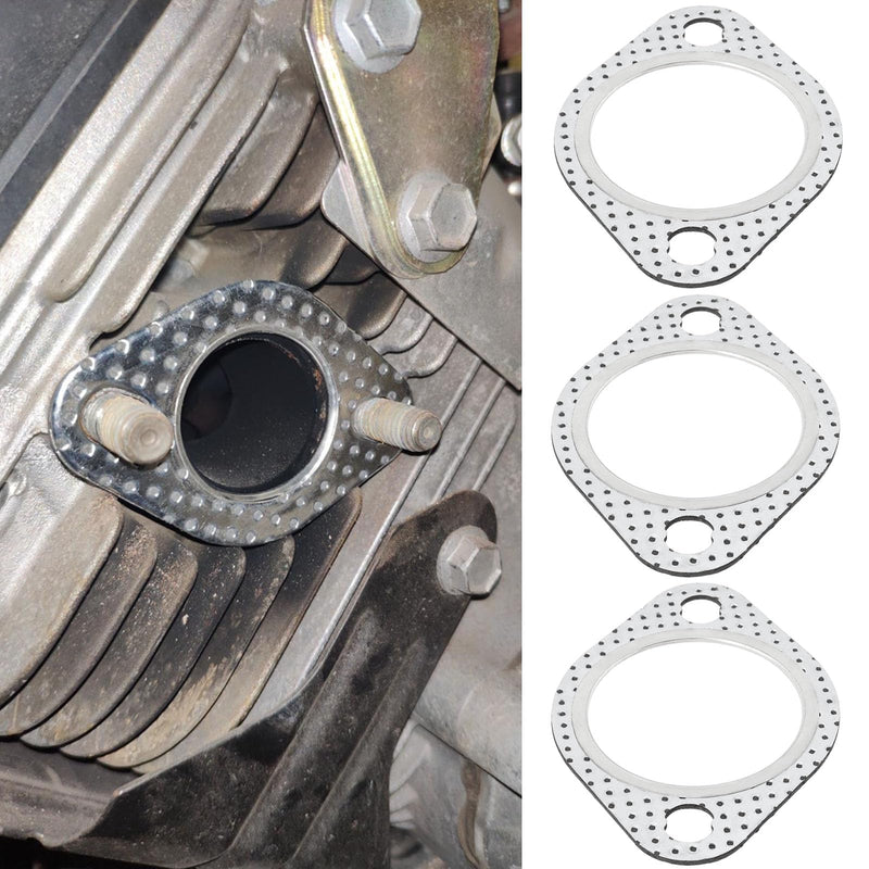 2pcs Metal Exhaust Manifold Gasket Replacement Part 18107502346 Compatible with BMW 3 Series X3 5 Series Touring Z3 Roadster