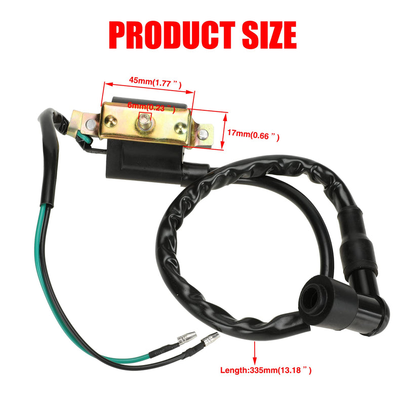  [AUSTRALIA] - GREHUA Ignition Coil Starter Solenoid Voltage Regulator CDI Compatible with Tao tao Coolster 125cc 110cc 90cc Kazuma Baja Chinese ATV Quad 4 Wheeler SSR Lifan CRF70 4 Stroke Go Kart Dirt Bike Parts