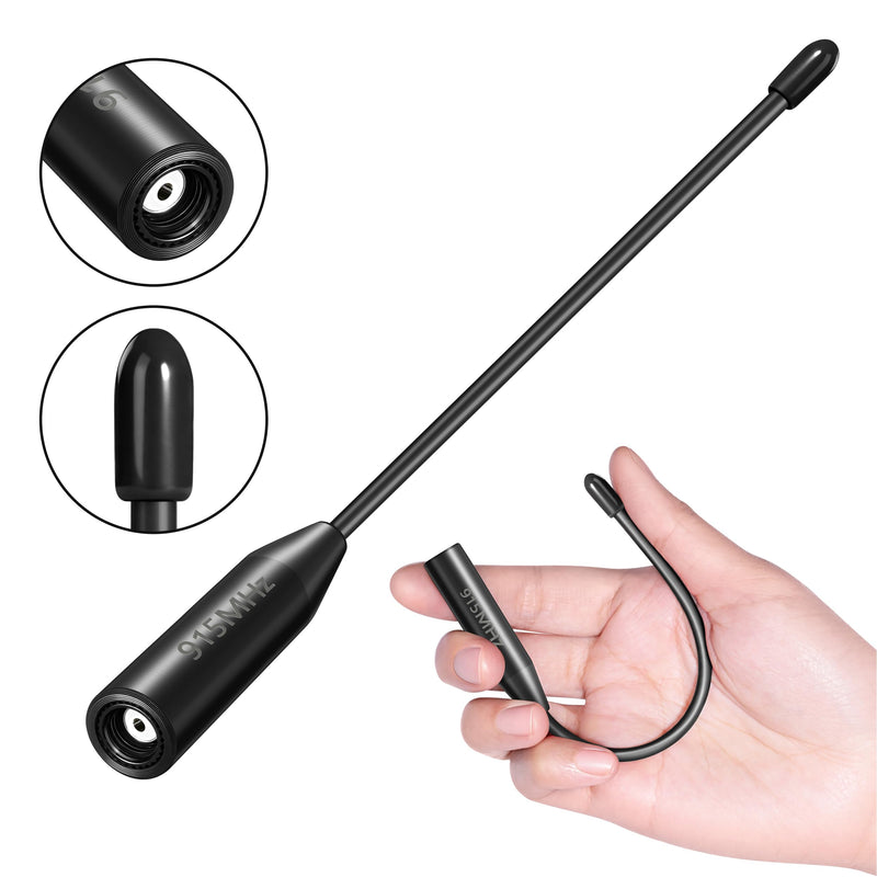 Long Range Meshtastic 915MHz LoRa Whip Soft RP-SMA Male Connector Antenna | for Wio Tracker L1 Pro & SenseCAP Solar Node P1-Pro and ThinkNode M1 M5 LoRa Meshtastic Device, Slinkdsco