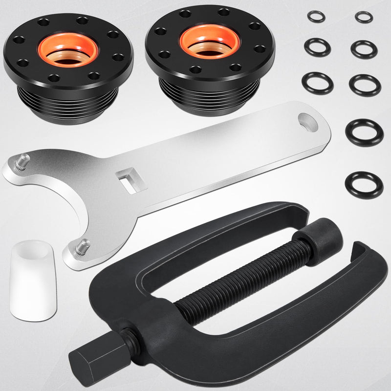Bonbo for Seastar HC5345 Front Mount Hydraulic Steering Cylinder Seals Kit with Pin Wrench HS5157 & for All Seastar Steering Support Bracket Puller