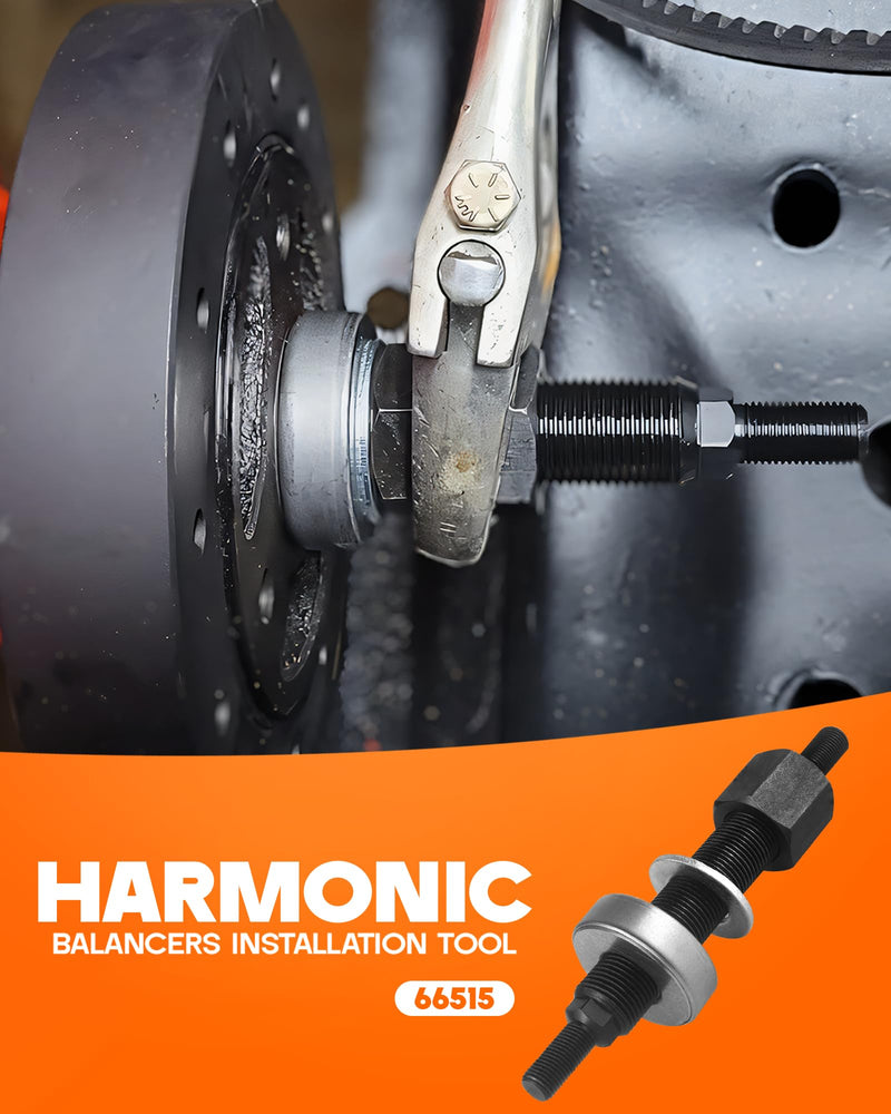 66515 Harmonic Balancers Installation Tool Harmonic Balancer Puller Installer Set For Chevy SBC BBC Cranks 66515