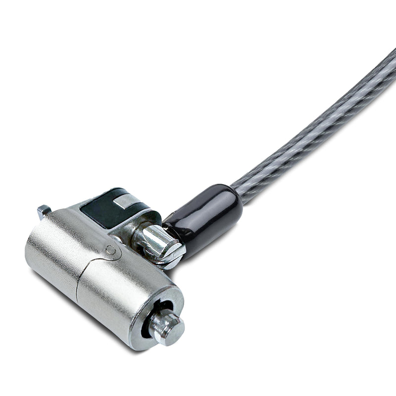 StarTech Nano Laptop Cable Lock, 6.6ft, TAA, Anti-Theft Keyed Lock (2m) | For EliteBook/2-1 Laptops, Steel Cable Lock For Laptop, Security Cable Locks Nano Slot Notebooks Unique Keyed