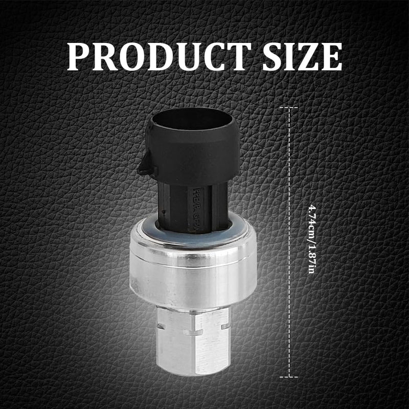 AC Pressure Sensor Switch Replacement OEM#1551343 13587668, HVAC Pressure Transducer, AC High Pressure Sensor Switch, Air Conditioning Refrigerant Pressure Sensor for Buick Cadillac Pontiac