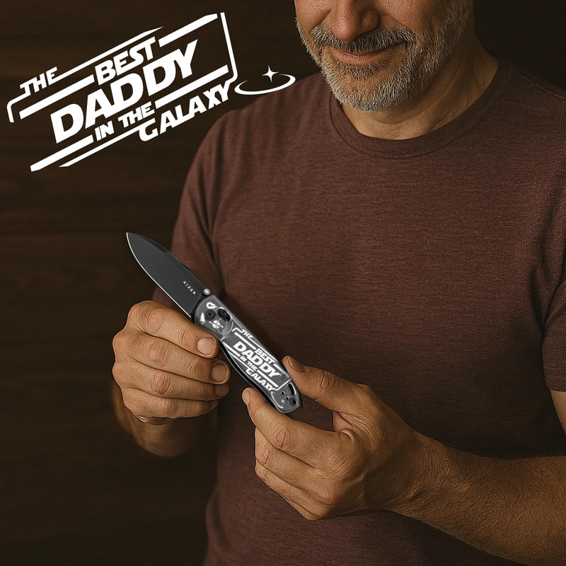 Kizer Drop Bear EDC Pocket Knife, 2.97” Nitro-V Blade Acrylic Handle Folding Knife with Thumb Stud Opener, Clutch Lock EDC Knives for Father Dad Gift V3619A11 Acrylic-11