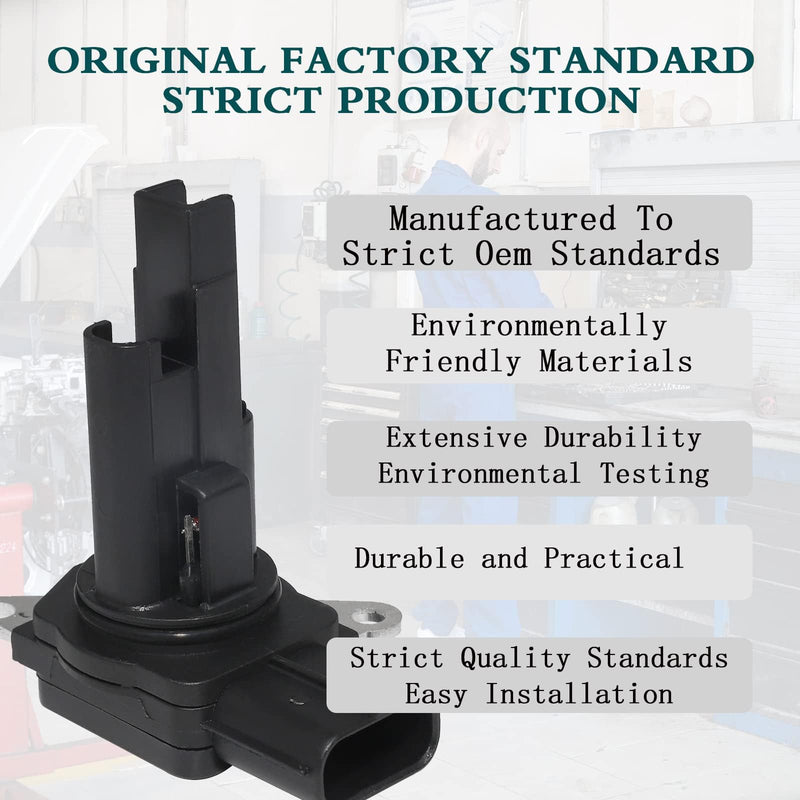 Mass Air Flow Meter MAF Sensor Fit for Honda 2008-2012 Accord 2.4L 2010-2018 CR-V 2.4L 2012-18 Civic 2012-2015 Crosstour Acura 2013-18 ILX 2017-18 NSX, 2009-2014 TSX, 37980R40A01, 37980R11A01