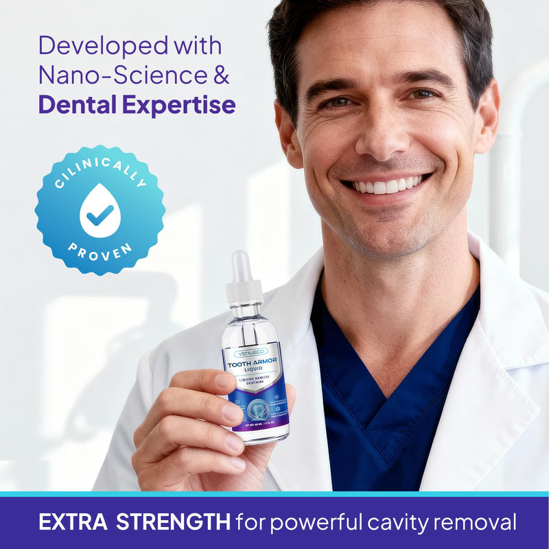 Cavity Healing Tooth Armor Liquid: Clinically Strengthen Enamel with Remineralization Drops at-Home Tooth Enamel Repair Stronger Teeth Hydroxyapatite (120ml, Mint) 4 Fl Oz (Pack of 1)