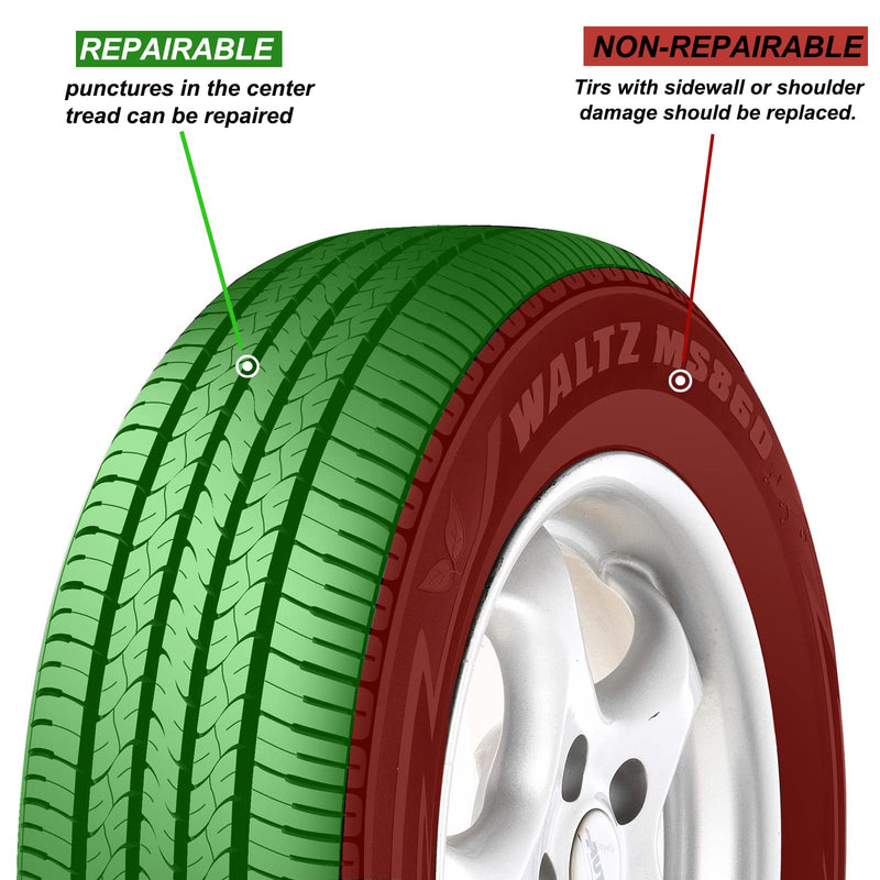Tire Plugs Heavy Duty (4", 30pcs).Tire Sealing Strip for Puncture Repair are Suitable for Tubeless Tires Car, Light Truck, Motorcycle, ATV, UTV. etc.… Tire Plugs (30PCS)