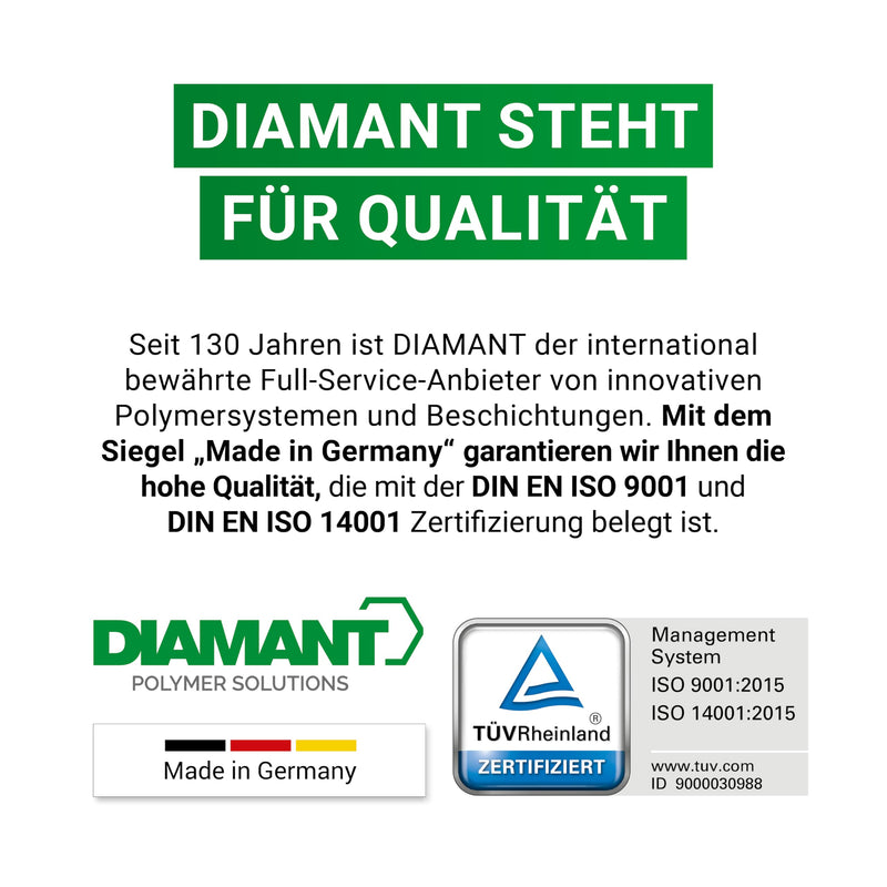 Diamant dichtol AM UV Protection Sealant for 3D-Printed Parts | UV-Resistant & Waterproof | for PLA, ASA, ABS & SLS | Impregnation to Prevent Discoloration & Fading (0.25 l) 0.25 l