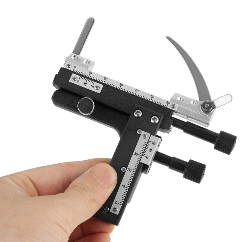 Microscope Calipers Professional Attachable Mechanical X-Y Moveable Stage Caliper High Precision with Scale for Microscope Microscope Stage Clips x-y Stage Digitala bromsok