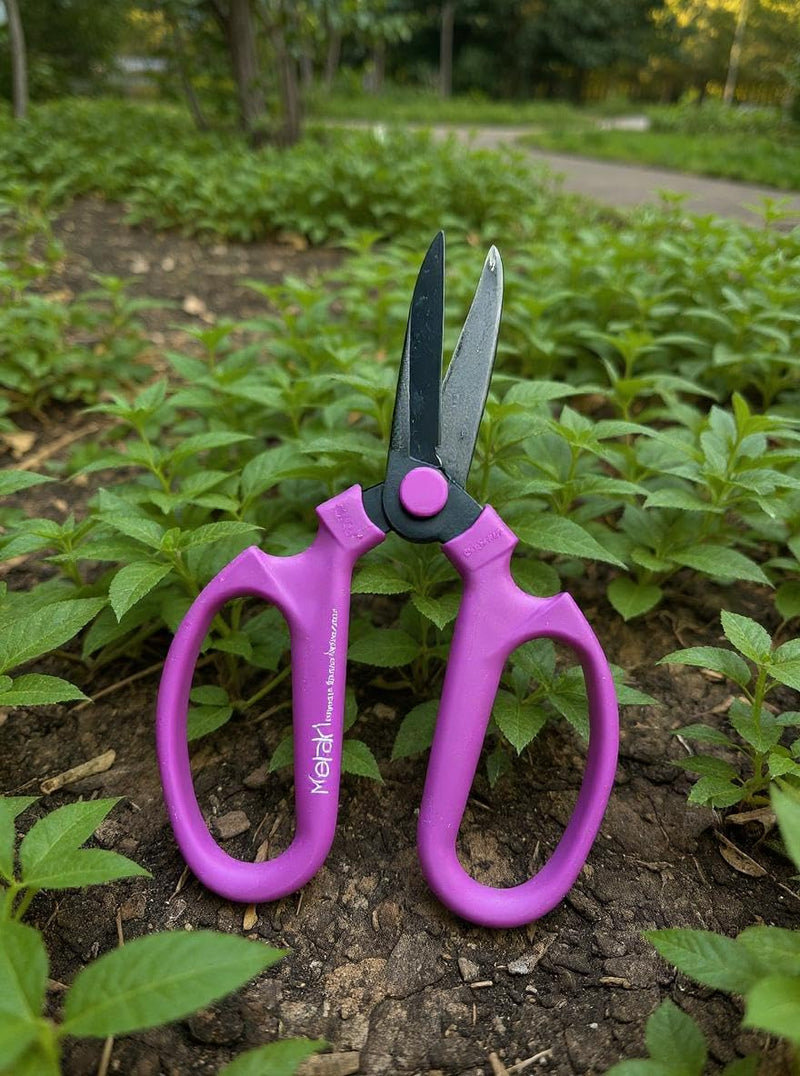 Garden Pruning Scissors Carbon Steel Blades 7.6 Inch Bougainvillea - Hot Pink 7.6 inch Hot Pink