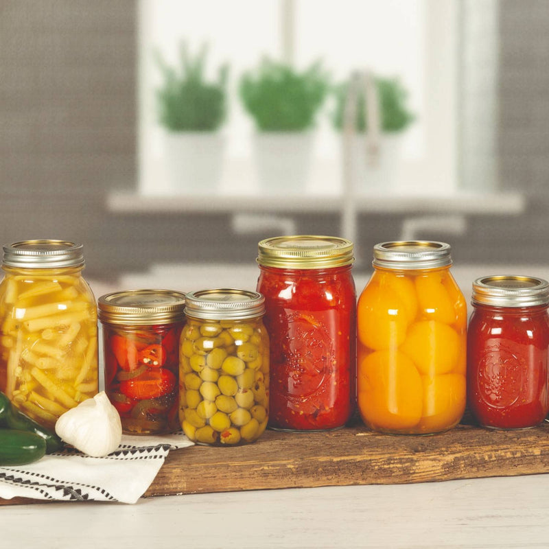 Canning Lids - Mason Jar Regular Mouth Lid Toppers Fit Ball and Kerr Jars, 2.75 inch Food Grade with Thick Seals, USA Made, 120 Count