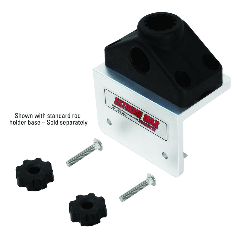 Extreme Max 3005.4402 90° Aluminum Slider Base for Tracker Versatrack Systems