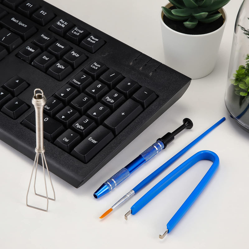 Frienda 12 Pack Keyboard Lube Switch Puller Kits Key Cap Remover Tools Mechanical Switch Opener for Mechanical Keyboard Removing Fixing Cleaning