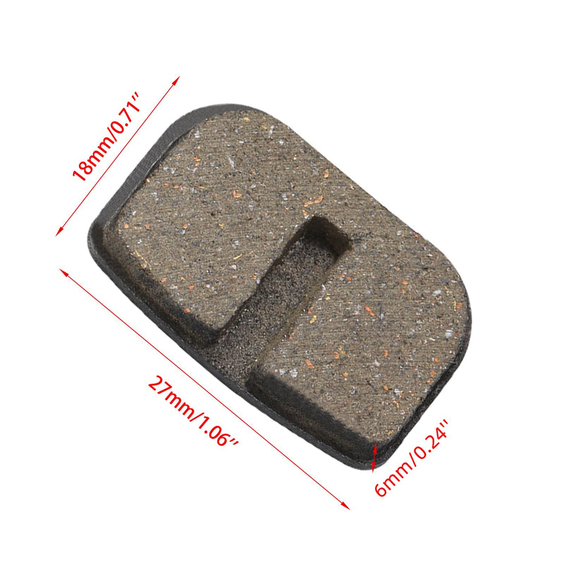 KAMIER Mini Bike Disc Brake Pads for 79cc 97cc 100cc 105cc 2.8hp Coleman CT100U CC100X Baja Doodle Bug DB30 Monster Moto MMB80 MMB105 Motovox MBX10 49cc 50cc SYX Moto Holeshot Mototec Dirt Bike Parts