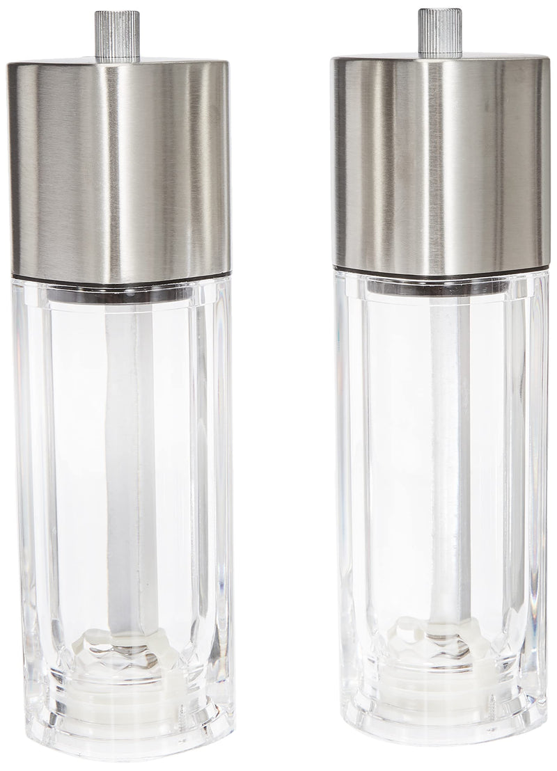 Gefu Pepper and Salt Mill, Accessories for Spices, Ceramic Grinder, 2 Pieces, 34620