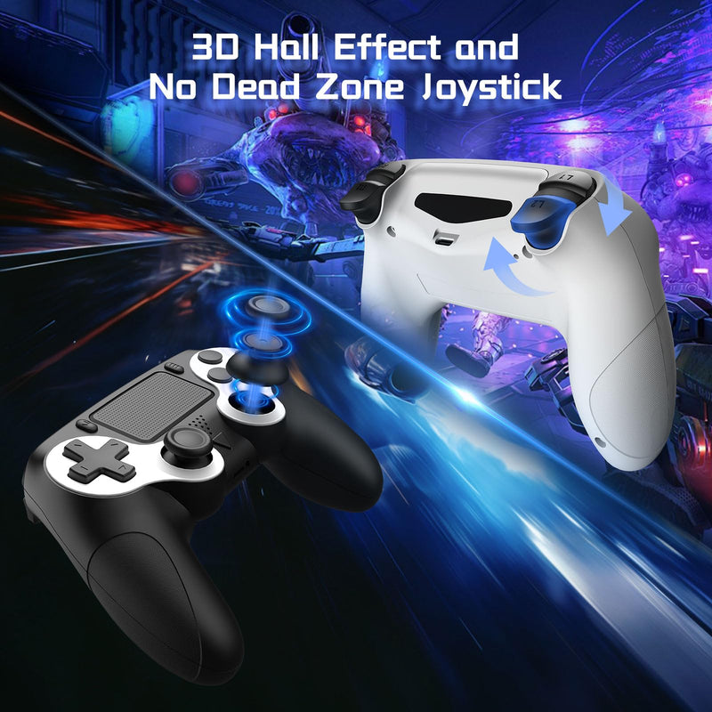 DEFNDR 2 Pack Wireless Controller Compatible with PS4 / Pro/Slim,with 6-Axis Motion Sensor/Double Vibration/3.5mm Audio Jack