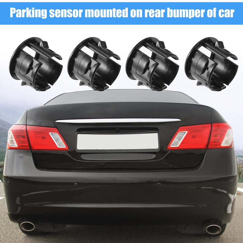 X AUTOHAUX 4 Pcs Rear Bumper Backup Parking Aid Retainer Brackets for Lexus ES350 2007-2012 for Lexus HS250H 2010-2011 No.8934833010 Parking Assist Sensor Bezels