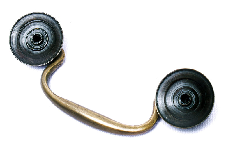 Classic Style Solid Brass Swing Bail Cabinet Pulls Set of 2 by Nesha