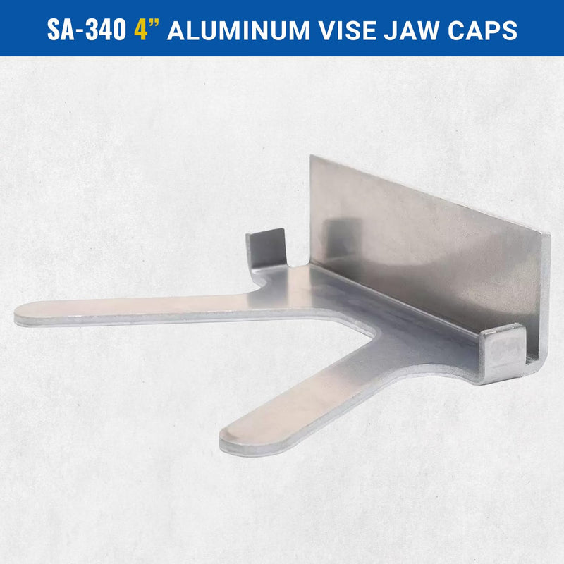Yost Vises SA-340 4" Aluminum Vise Jaw Caps (1 Pair)
