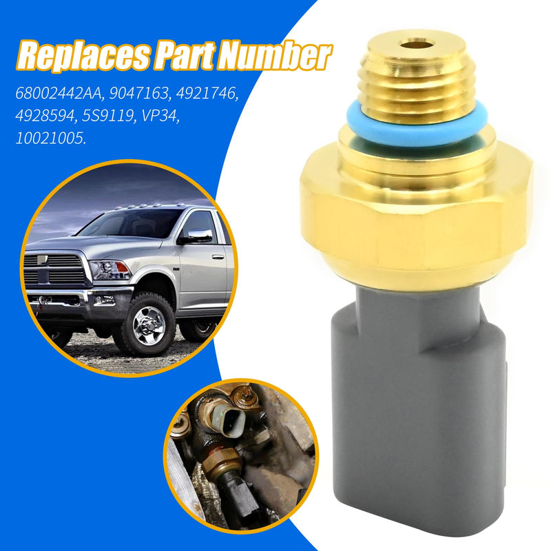 68002442AA Barometric Pressure Sensor, Replacement for Dodge Ram 2500 3500 4500 5500 L6 6.7L 2007-2012, Replaces 9047163 4921746