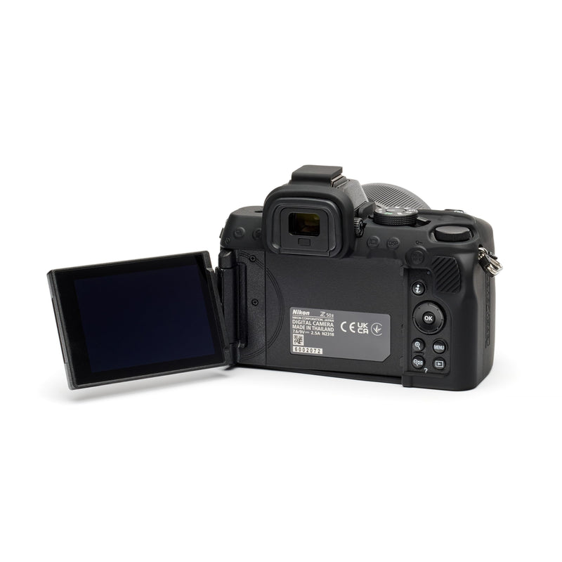 easyCover - Silicone camera case - Protection for your camera Nikon Z50 II - Black