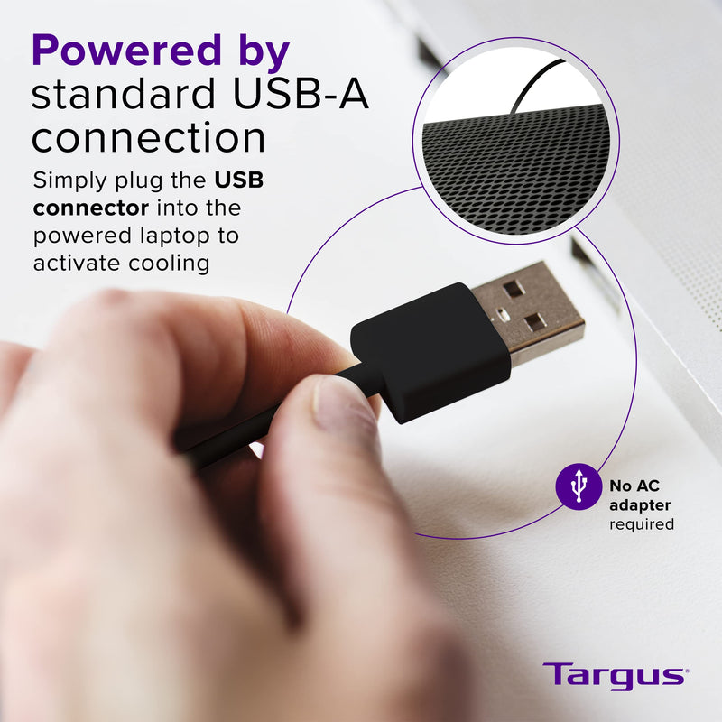 Targus Chill Mat for up to 16-Inch Laptop, Black (PA248U5)