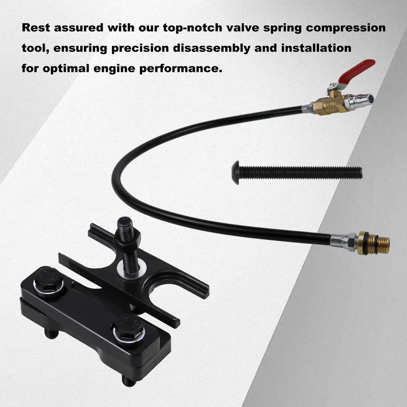 RYANSTAR RACING LS Valve Spring Compressor & Air Valve Holding Tool - Essential Kit for GM Chevy LS1 LS2 LS3 LS6 Engines