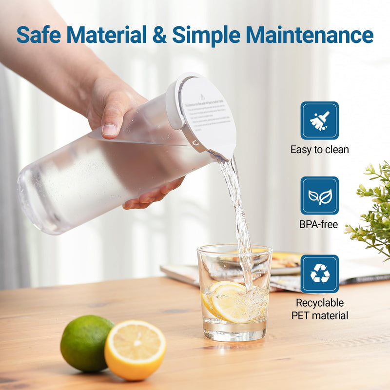 Maxblue MB-PWT Pure Water Tank, BPA Free, 34 OZ, Portable Pure Water Tank for WD-C1S and WD-C1H Countertop Reverse Osmosis System