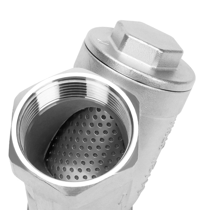 1-1/2 Inch Wye Strainer 100 Mesh Screen Filter Valve - 800 WOG SUS316 CF8M 1-1/2 Inch