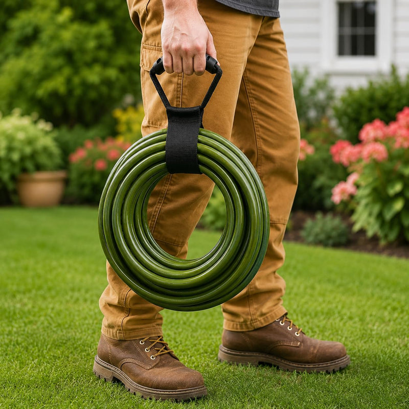 1pc Heavy Duty Storage Strap for Garden Hose Storage and Garage Use 22.05 Inch Durable Hanging Strap for Coiling Hoses Cords Tools