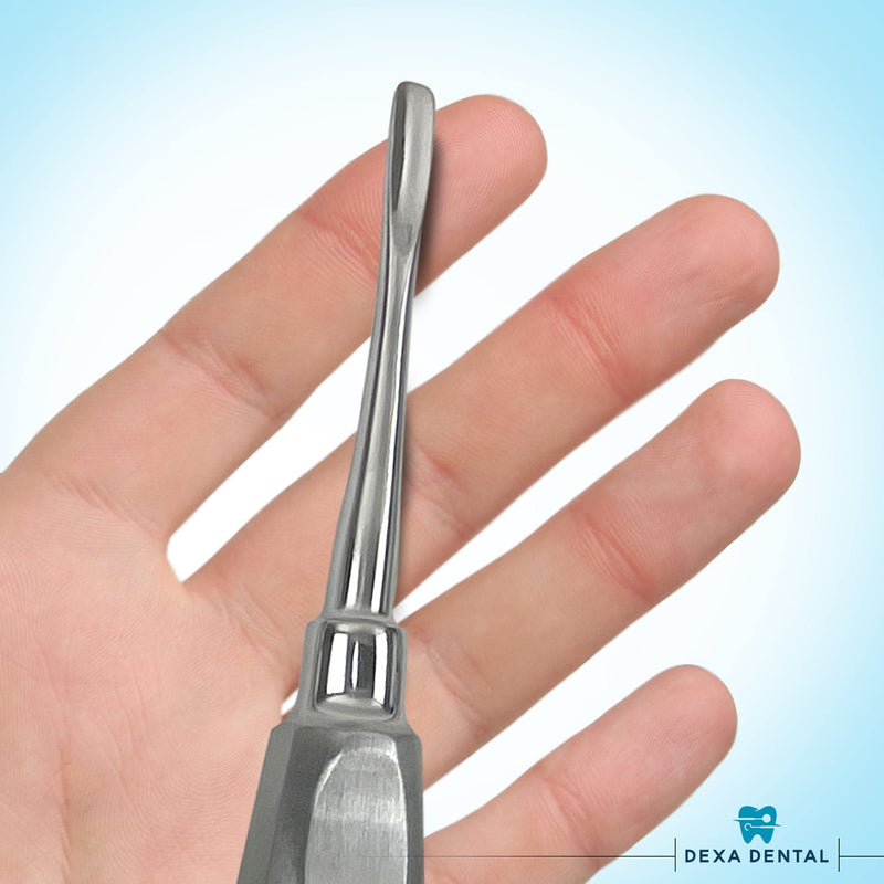 Root Elevator Set – Luxating Periotome, Apical Molt Osteotome, Root Extraction Instruments, Professional Oral Implant Tools - 15 Pcs 15 Pcs Set