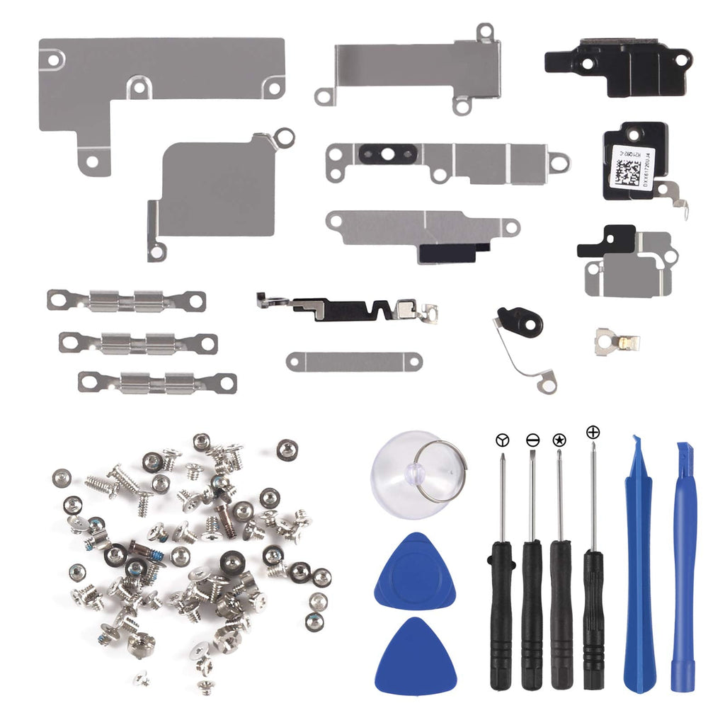 Inner Parts Replacement Kits for iPhone 7, Including Internal Bracket Replacement Parts, Internal Screw Set and Repair Tool Kit (for iPhone 7)