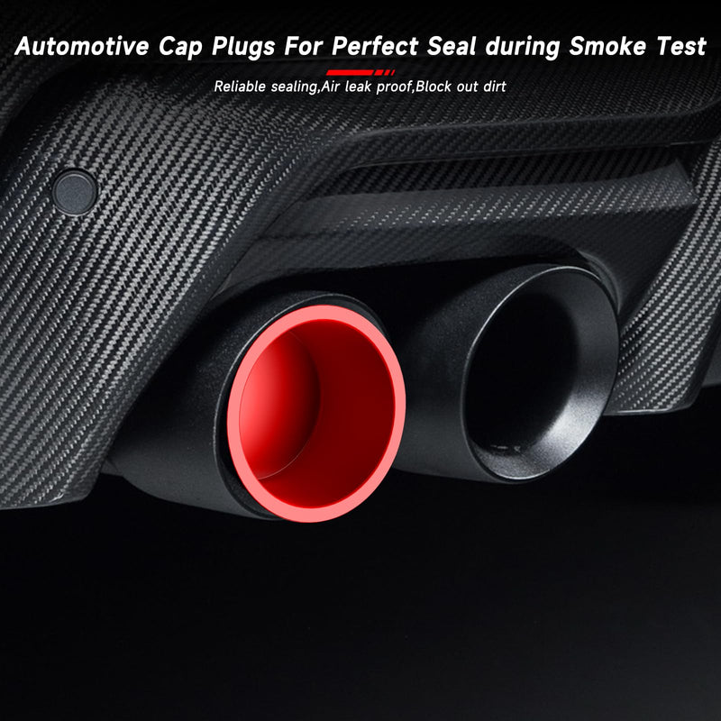 ANCEL Automotive Red Cap Plugs Kit 23 Piece Set Suitable for Smoke Leakage Test and Various Automotive Pipeline Openings Fits for ANCEL S100, S200, S300, S1000, S2000, S3000 Automotive Smoke Machine