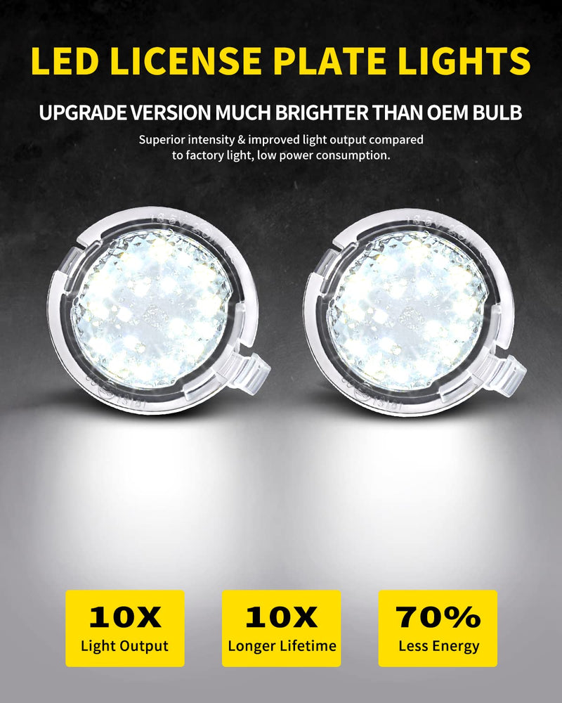 LED Side Mirror Puddle Lights Compatible with Ford F150 Explorer Edge Expedition Flex Taurus X Mirror Signal Lamp Indicator Replacement Accessories, Pack of 2