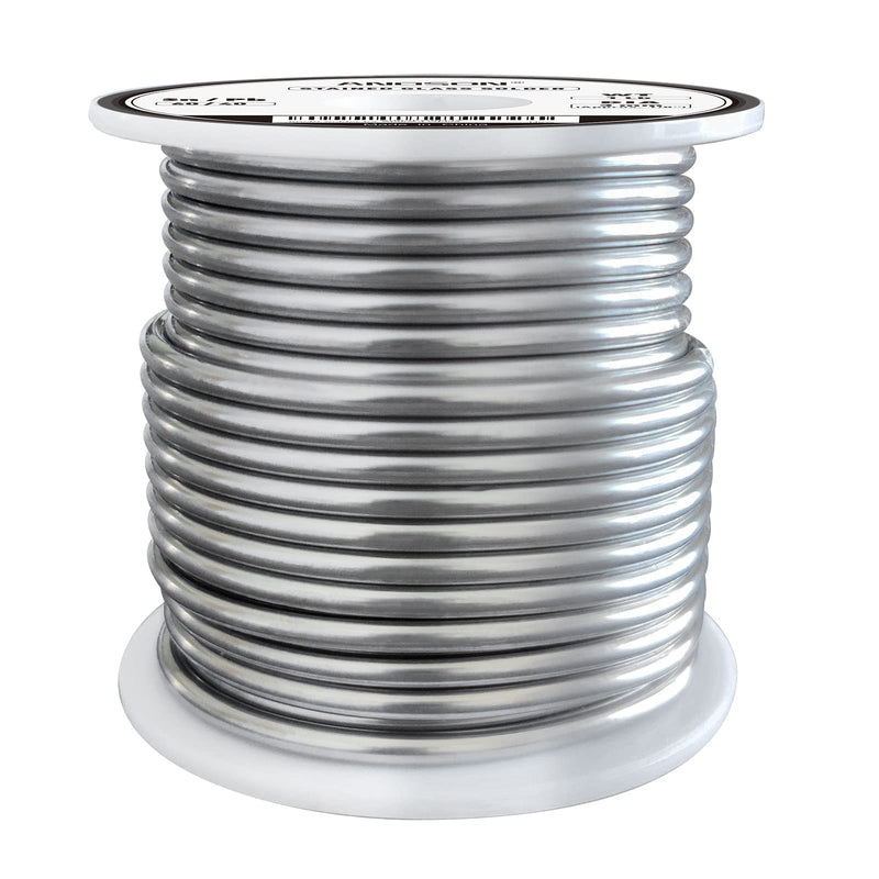 60/40 Solder for Stained Glass, 1/8"(3mm) Dia, 1 lb Spool, Supplied by ANOSON