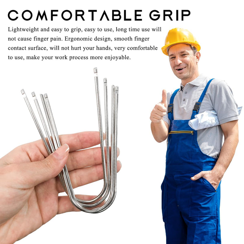 2 PCS Car Radio Removal Tool, U-Shaped Automotive Radio Disassembly Pry Tool Kit, Stainless Steel Stereo CD DVD Host Release Removal Tool for Most Vehicles, Car Accessories U-Shaped, 2PCS