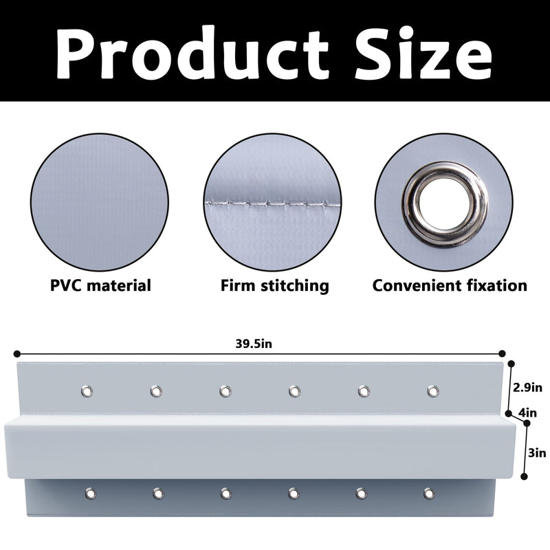 DECOHS Boat Straight Dock Bumpers- Boat Corner Edge Dock Bumper Fender- Marine Boat Edge Bumpers for Docking, Preventing Dent & Scratch During Docking A Style