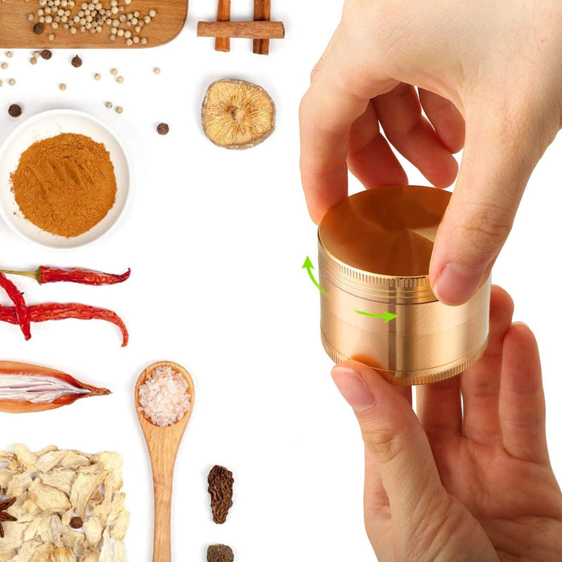 Spice Grinder 2.4 in (Gold) 2.4 inch