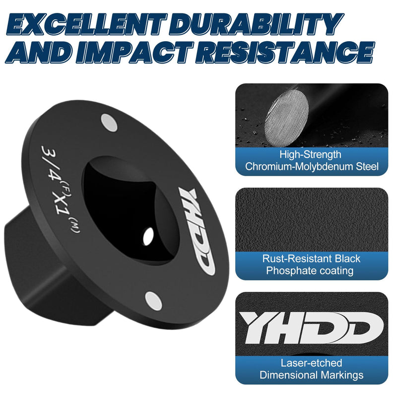  [AUSTRALIA] - Low Profile Impact Socket Adapter Set, Drive Ratchet Adapter Set 1" to 3/4", 3/4" to 1/2", 1/2" to 3/8", 3/8" to 1/4" Magnetic Design, Works with Sockets/Wrenches/Cordless Drills 4PCS