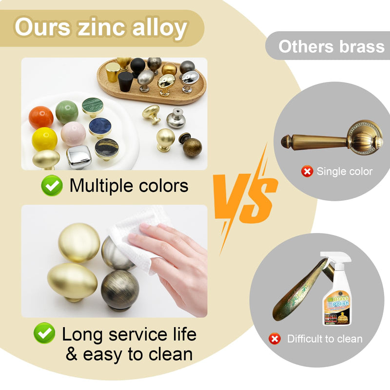 20 Pack Green Dresser Knobs 1.3" Ceramic Cabinet Knobs Cute Colorful Single Hole Pulls for Drawer 33mm Round Cupboard Handles for Children's Room Kitchen Wardrobe Cabinet Bathroom 20