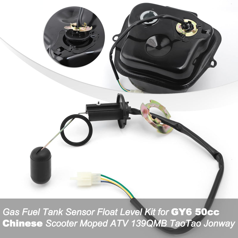 Mokuo Motorcycle Fule Tank Sensor Fule Level Sensor Compatible with Chinese GY6 50cc Scooter Mopeds Taotao Sunl Parts