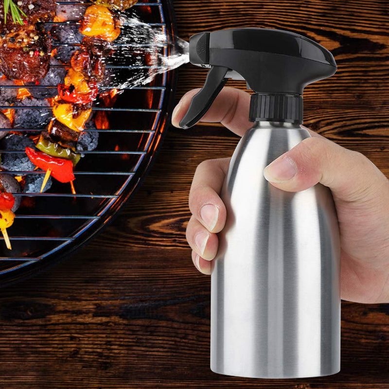 Raguso Stainless Steel Hand Sprayer Portable Vinegar Oil Barbecue Sauce Sprayer for Kitchen Outdoor BBQ Cooking Tool