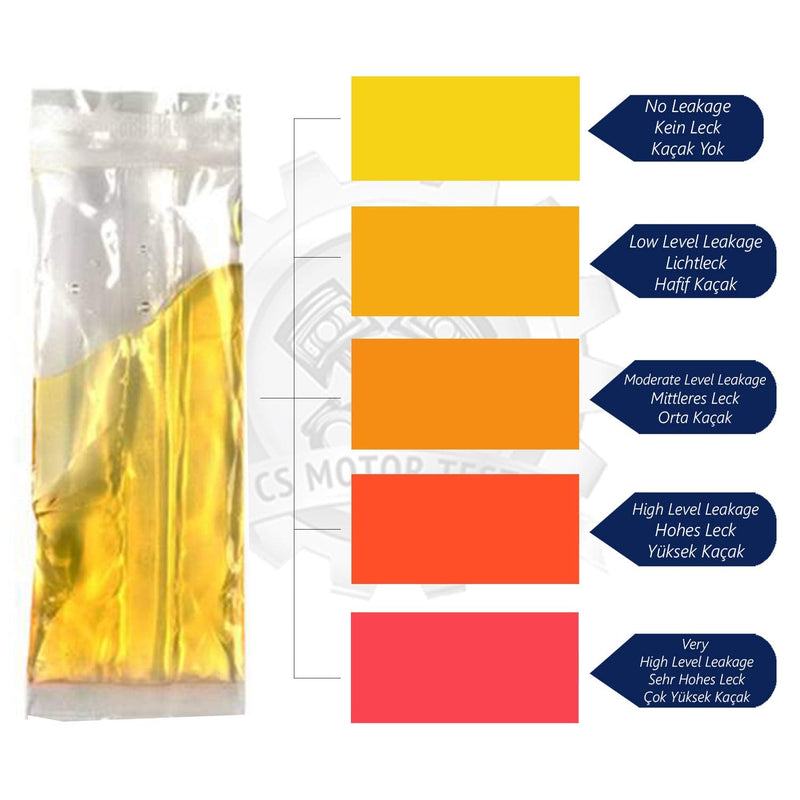 CS Engine Combustion REAL-TIME Leak Tester - Cylinder Head Gasket CO2 Head Tester - Test While Driving - Petrol Diesel Gas - Engine Under Load Head Gasket Test Kit-30 PCS (Service Pack)