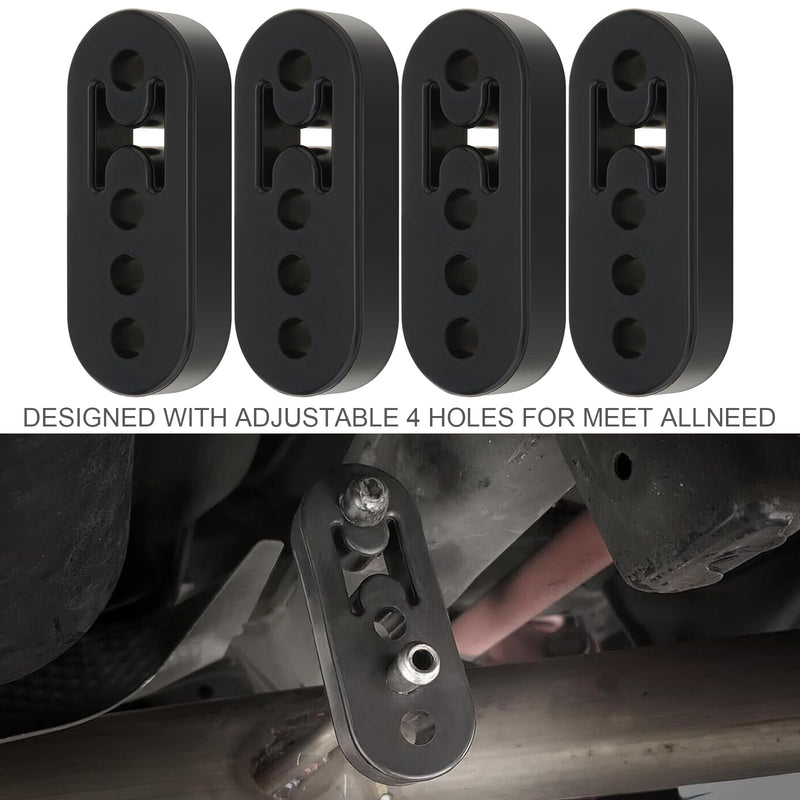 Hanger Removal Pliers for Muffler Systems, Rubber Bracket Separation Tool with 4 Hole Hanger Kit - Universal Fit for All Vehicle Rubber Hangers